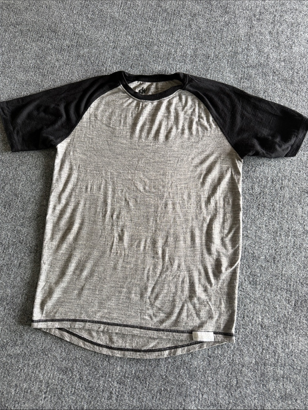Woolly Clothing Men's Merino Wool Short Sleeve Baseball Shirt